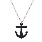 Anchor Pendant on Adjustable Chain Necklace - 5 x 4cm Pendant