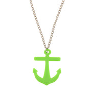 Anchor Pendant on Adjustable Chain Necklace - 5 x 4cm Pendant