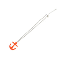 Anchor Pendant on Adjustable Chain Necklace