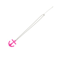 Anchor Pendant on Adjustable Chain Necklace