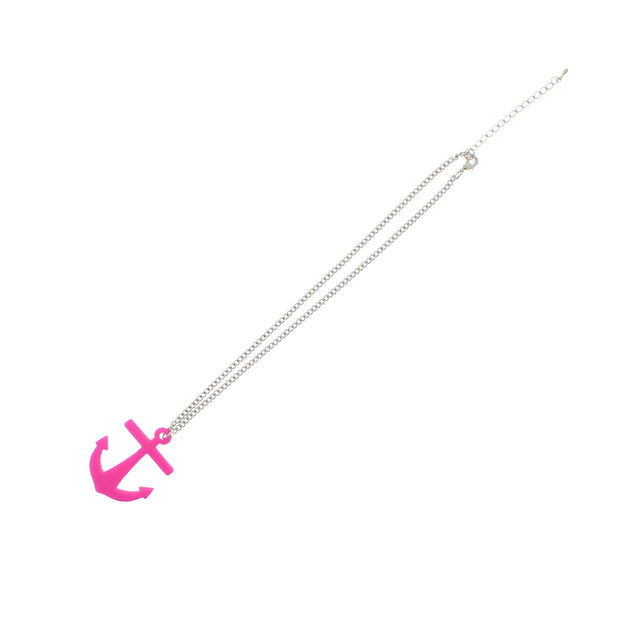 Anchor Pendant on Adjustable Chain Necklace - 5 x 4cm Pendant