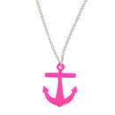 Anchor Pendant on Adjustable Chain Necklace