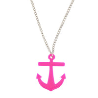 Anchor Pendant on Adjustable Chain Necklace
