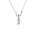 Silver Skeleton Necklace