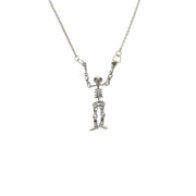 Silver Skeleton Necklace