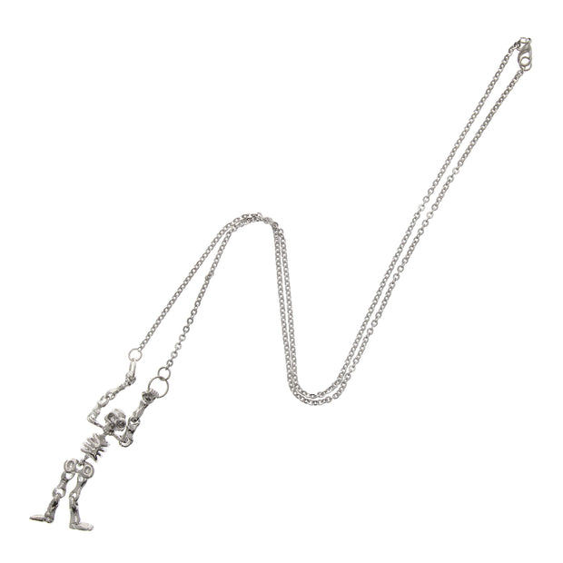 Silver Skeleton Necklace