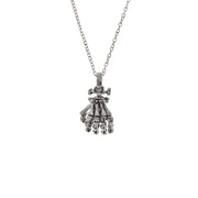 Skull & Skeleton Hand Necklace