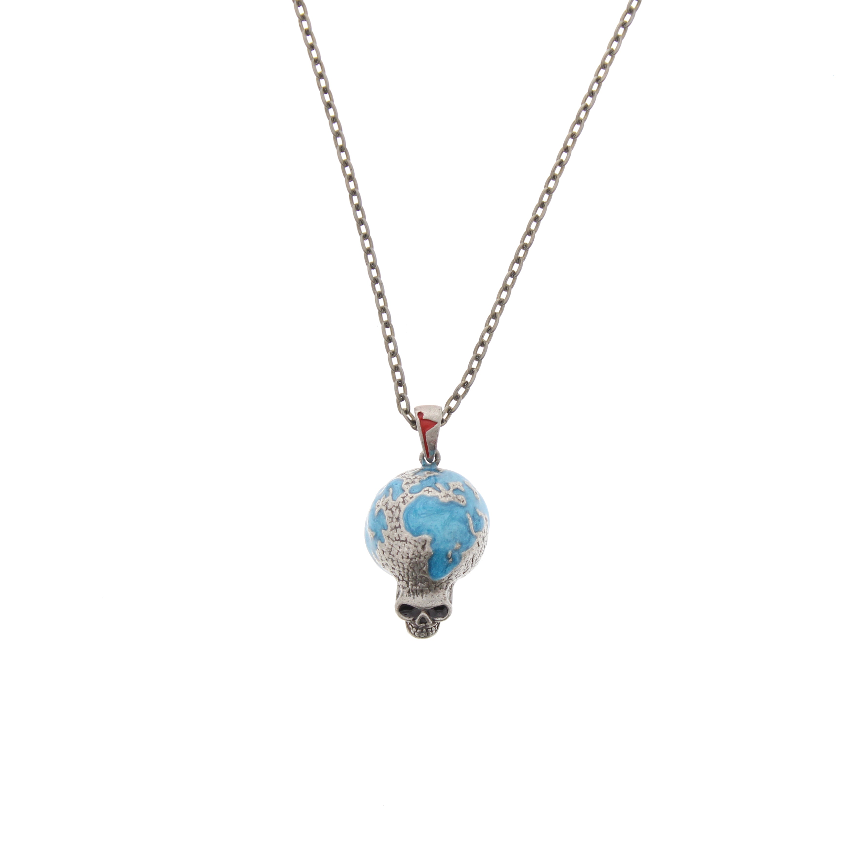 Earth Skull Necklace