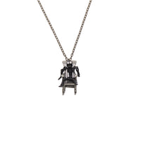 Skeleton in Rocking Chair Necklace