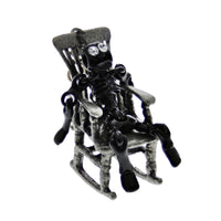 Skeleton in Rocking Chair Necklace