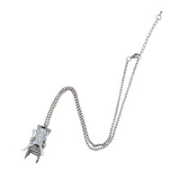 Skeleton in Rocking Chair Necklace