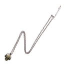 Gold Skull with Headphones Necklace