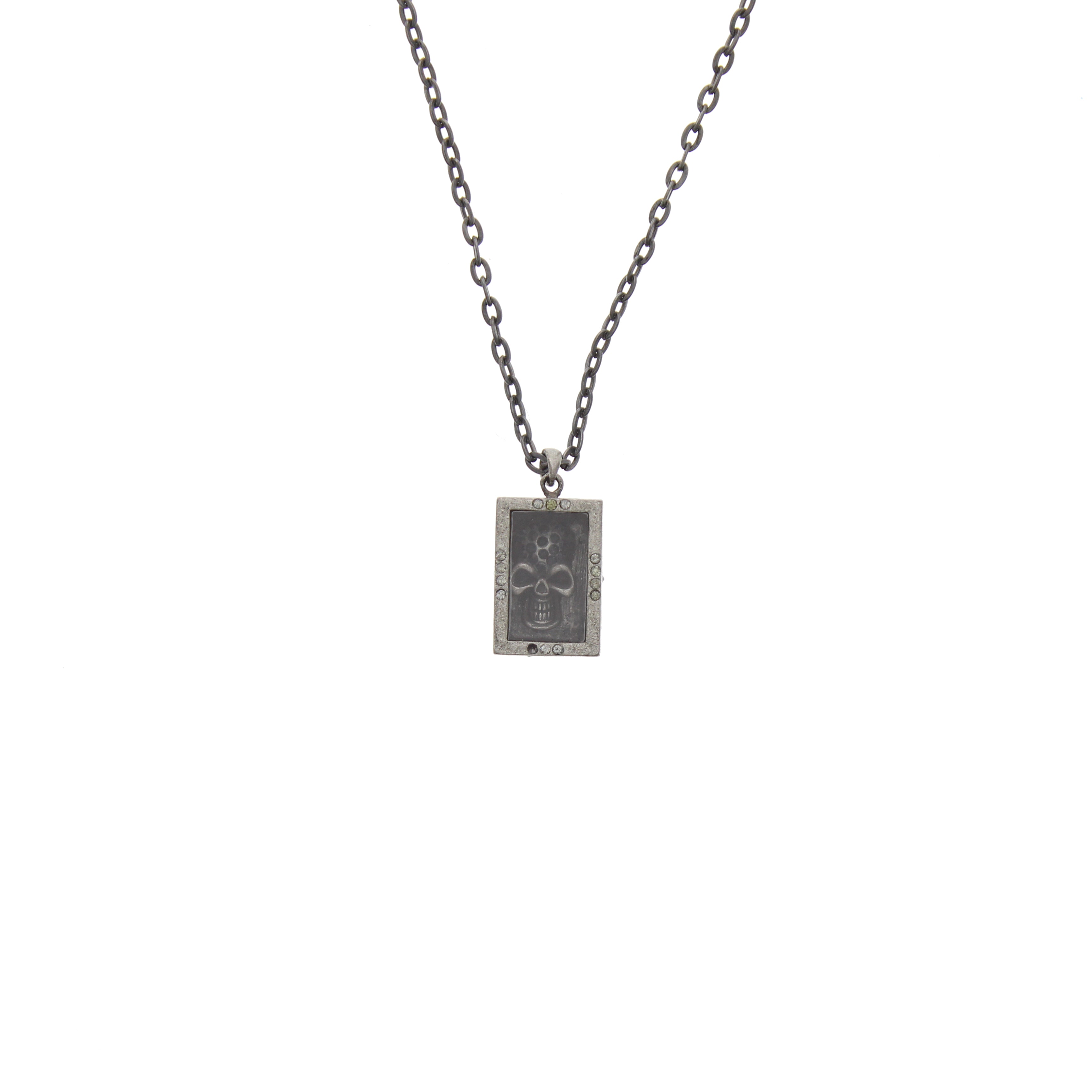 Skull in Box Necklace