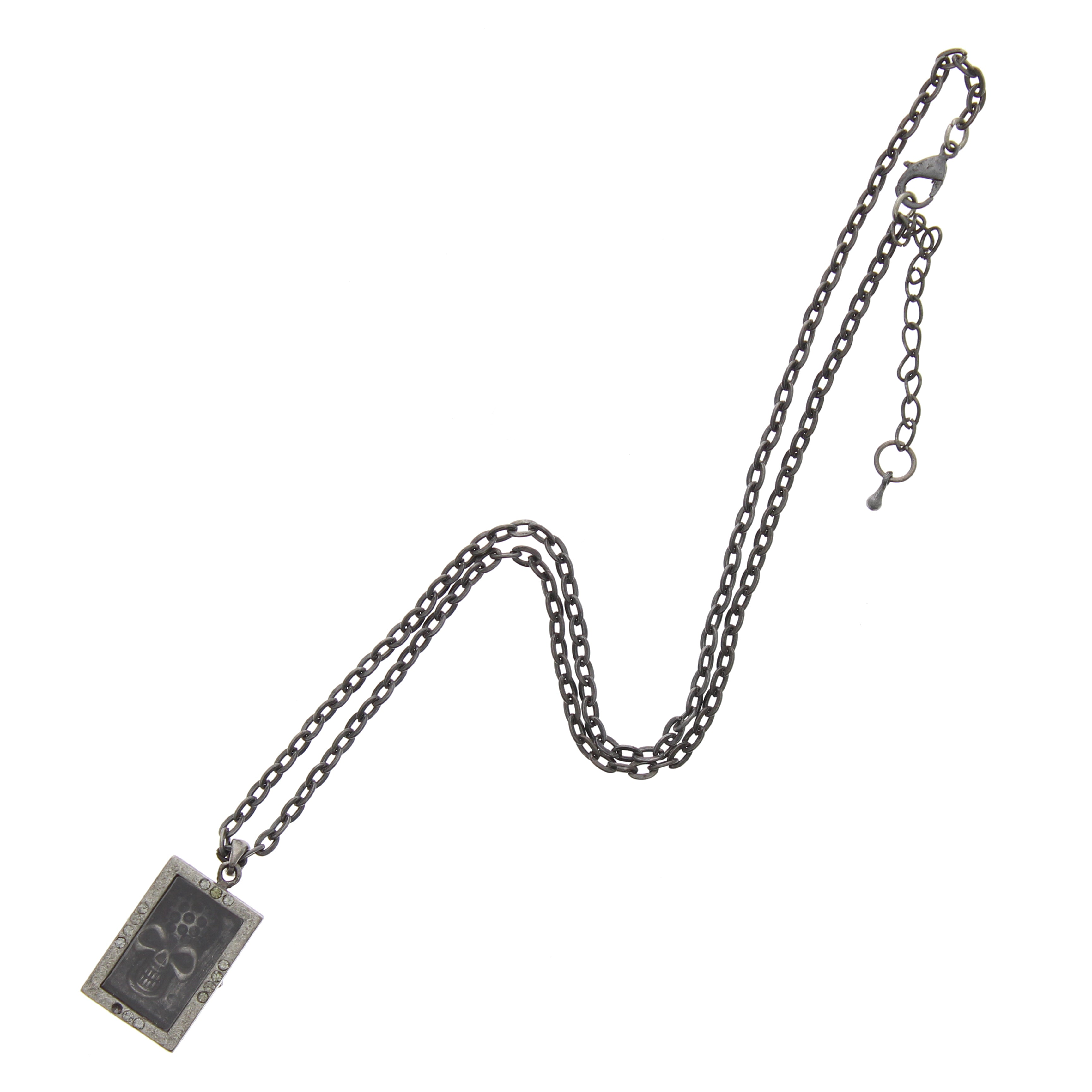 Skull in Box Necklace