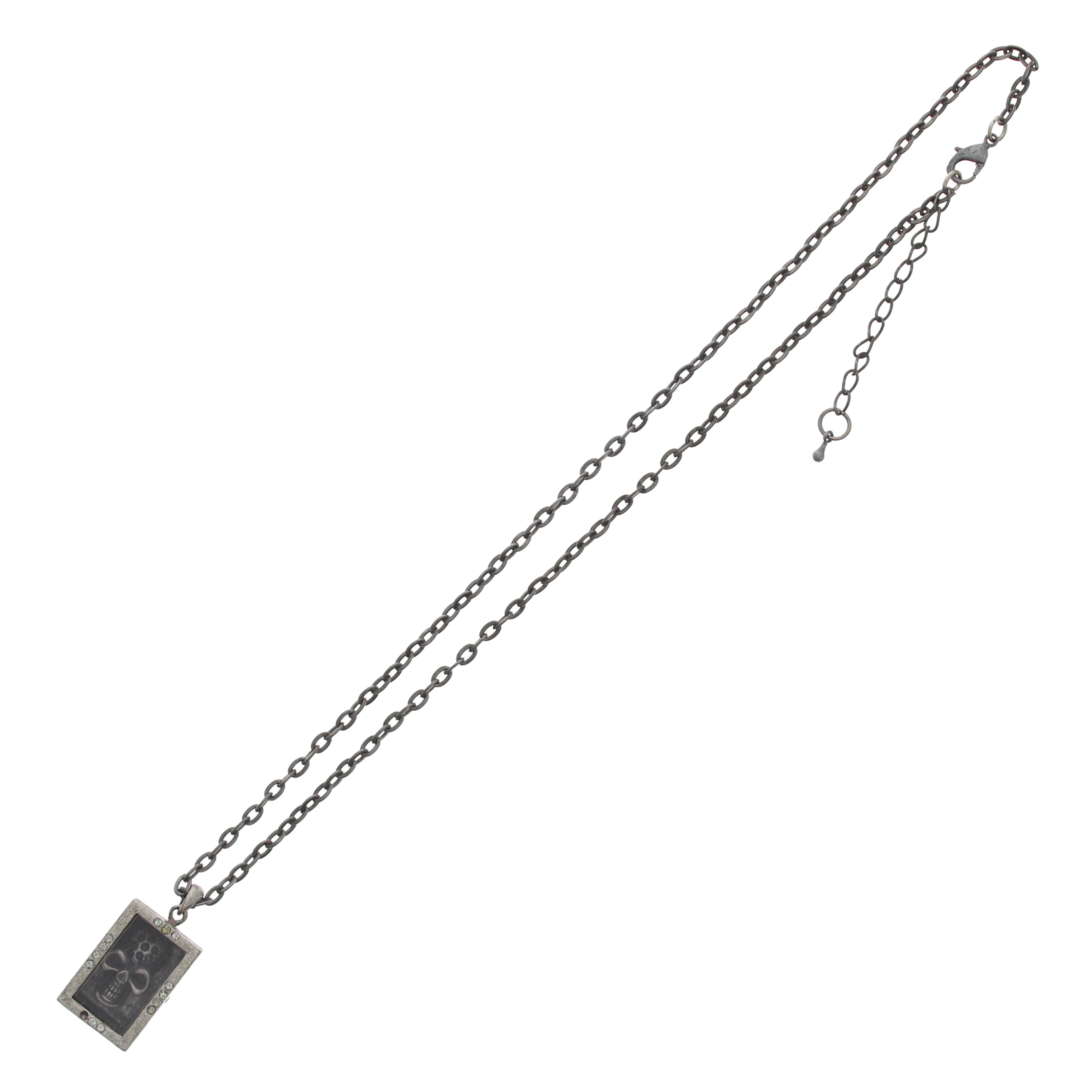 Skull in Box Necklace