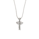 Skull on Cross Necklace