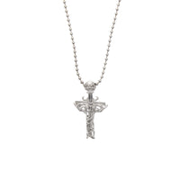Skull on Cross Necklace