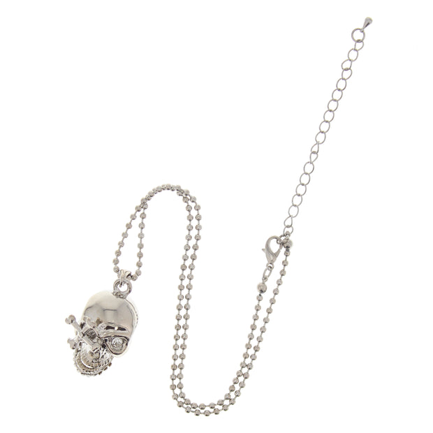 Moving Jaw Skull Necklace