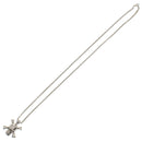Diamonte Skull and Crossbone Necklace