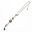 Black and Silver Multi Skull Necklace