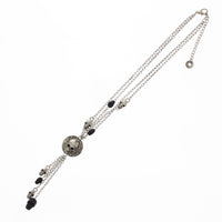 Black and Silver Multi Skull Necklace