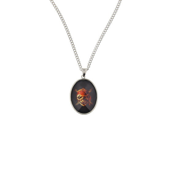 Pirate Skull Faceted Necklace