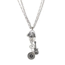 Musical Themed Diamante Skull