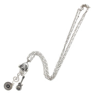 Musical Themed Diamante Skull