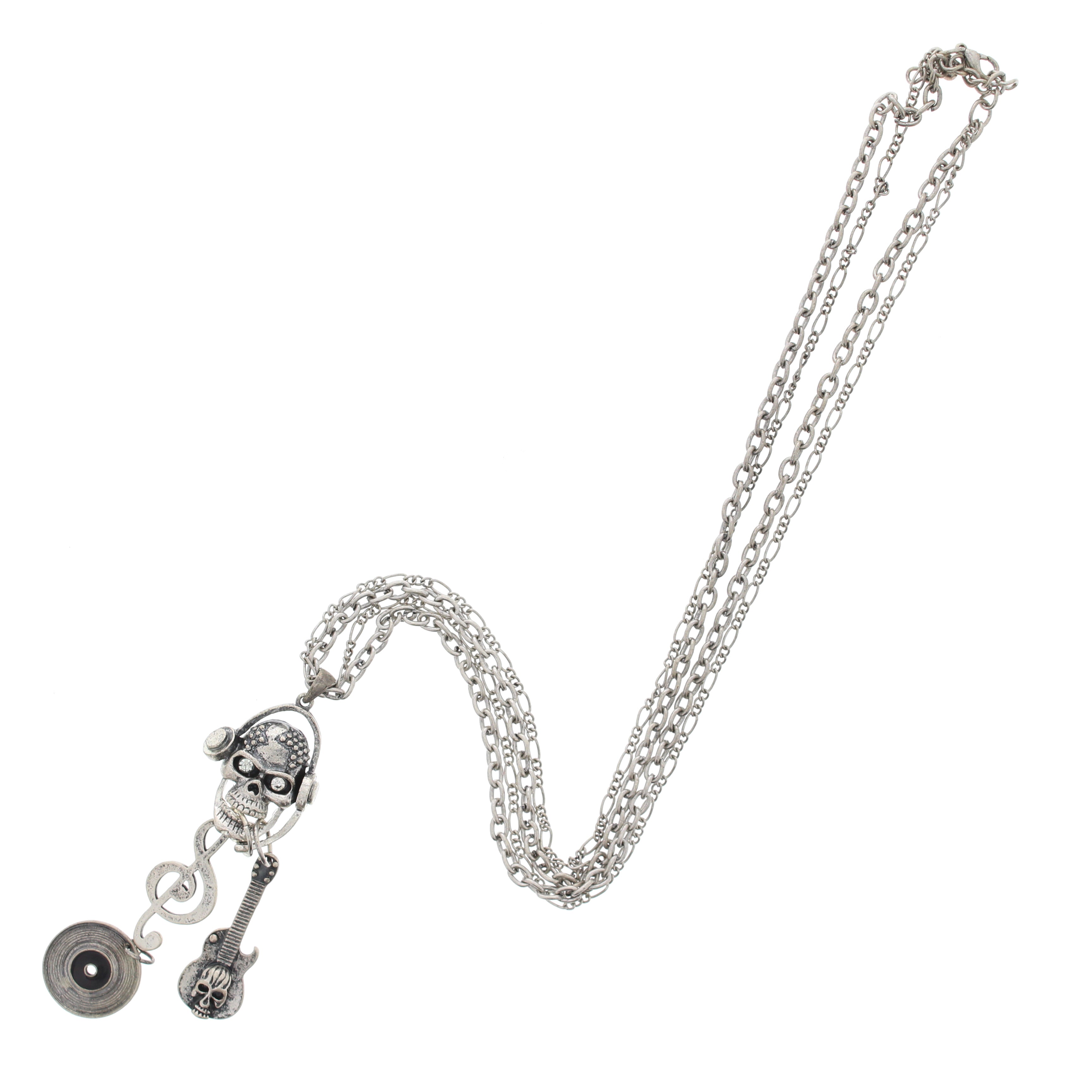 Musical Themed Diamante Skull