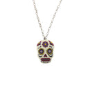 Black and Silver Multi Skull Necklace