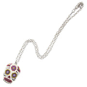 Black and Silver Multi Skull Necklace (Chain 42 + 8cm)