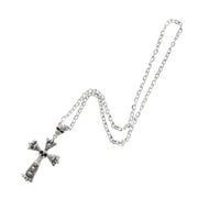 Cross with Skull Necklace