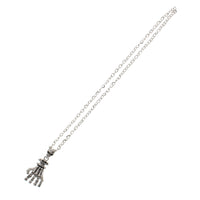 Skull and Skeleton Hand Necklace