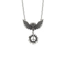 Winged Skull with Flaming CND