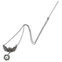 Winged Skull with Flaming CND