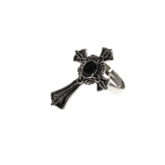 Adjustable Celtic Cross Ring