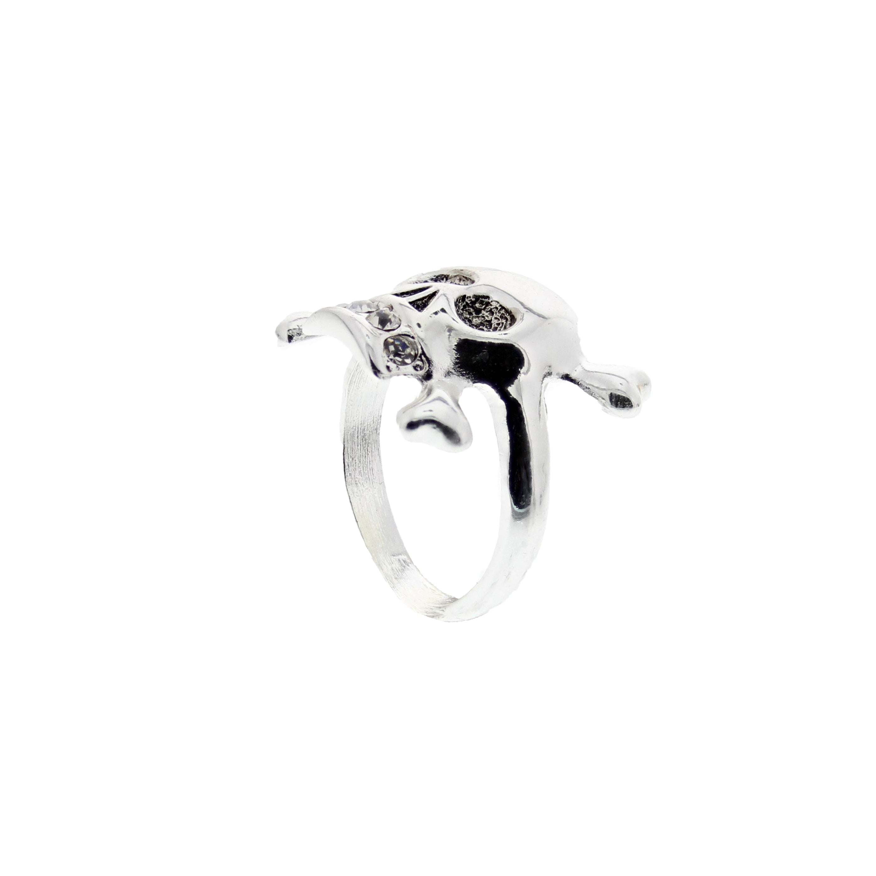 Skull & Crossbones Studded Mouth Ring