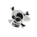 Skull & Crossbones Studded Mouth Ring