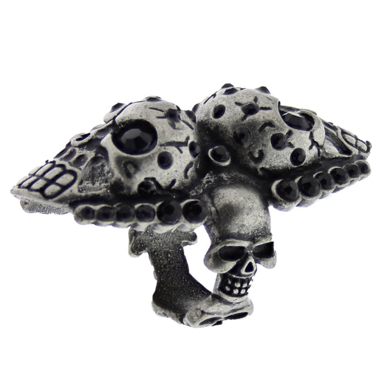 Multi Skull Knuckle Ring