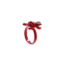 Multicoloured Gem  Filled Skeletal Ring