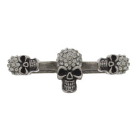 Crazy Laughing Skull Double Ring