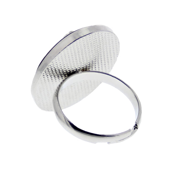 Adjustable Rib Cage Cameo Ring