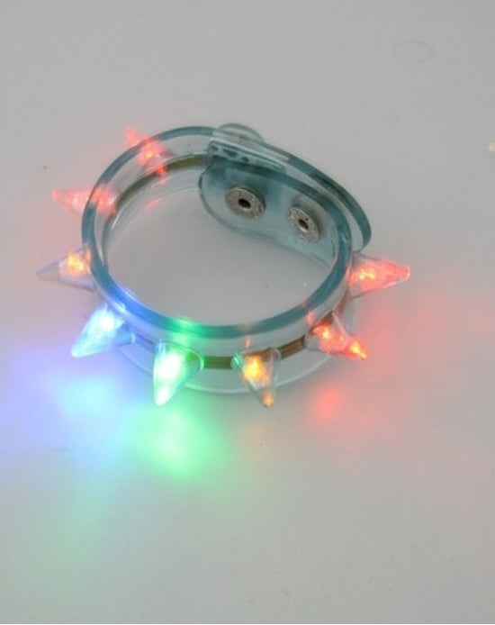 Light-up Spike Bracelets Assorted