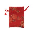 Assorted Colour Chinese Pattern Draw String Gift Bags