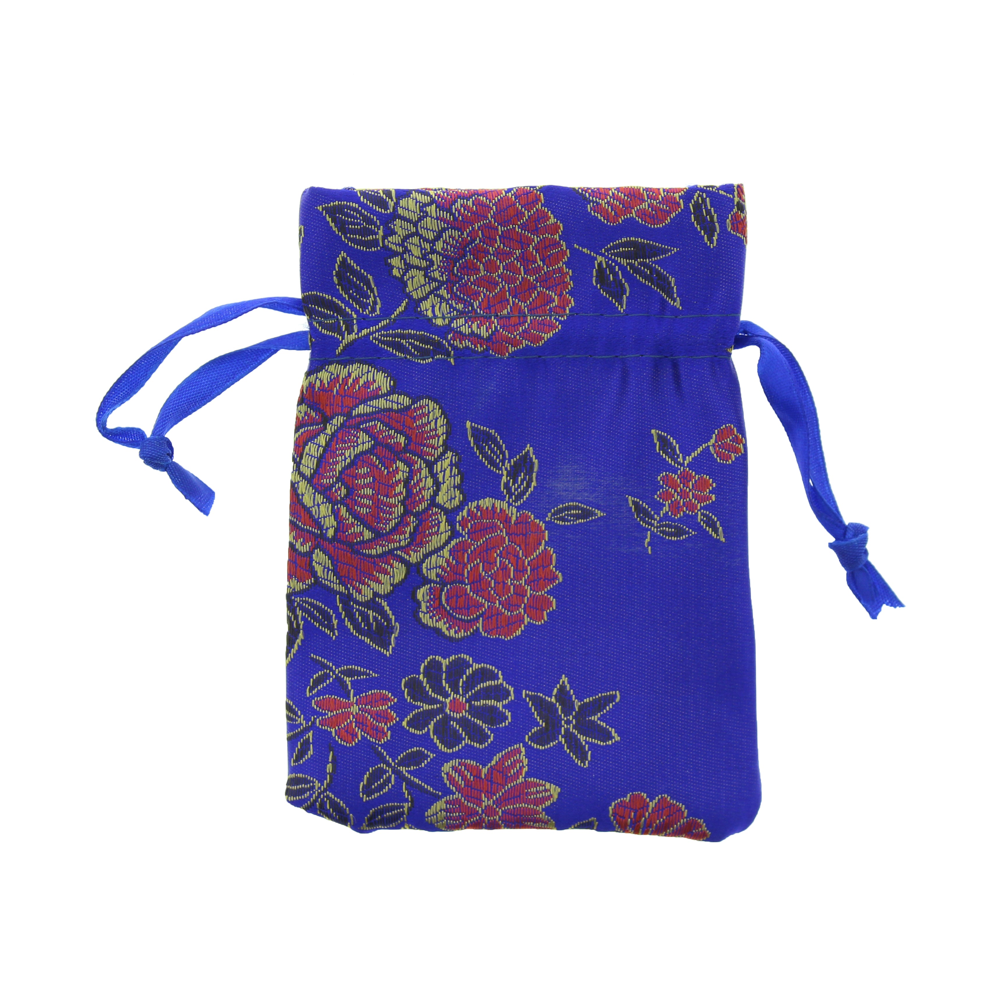 Assorted Colour Chinese Pattern Draw String Gift Bags