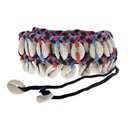 Double Row Shell & Rope Belt with Braided Edge
