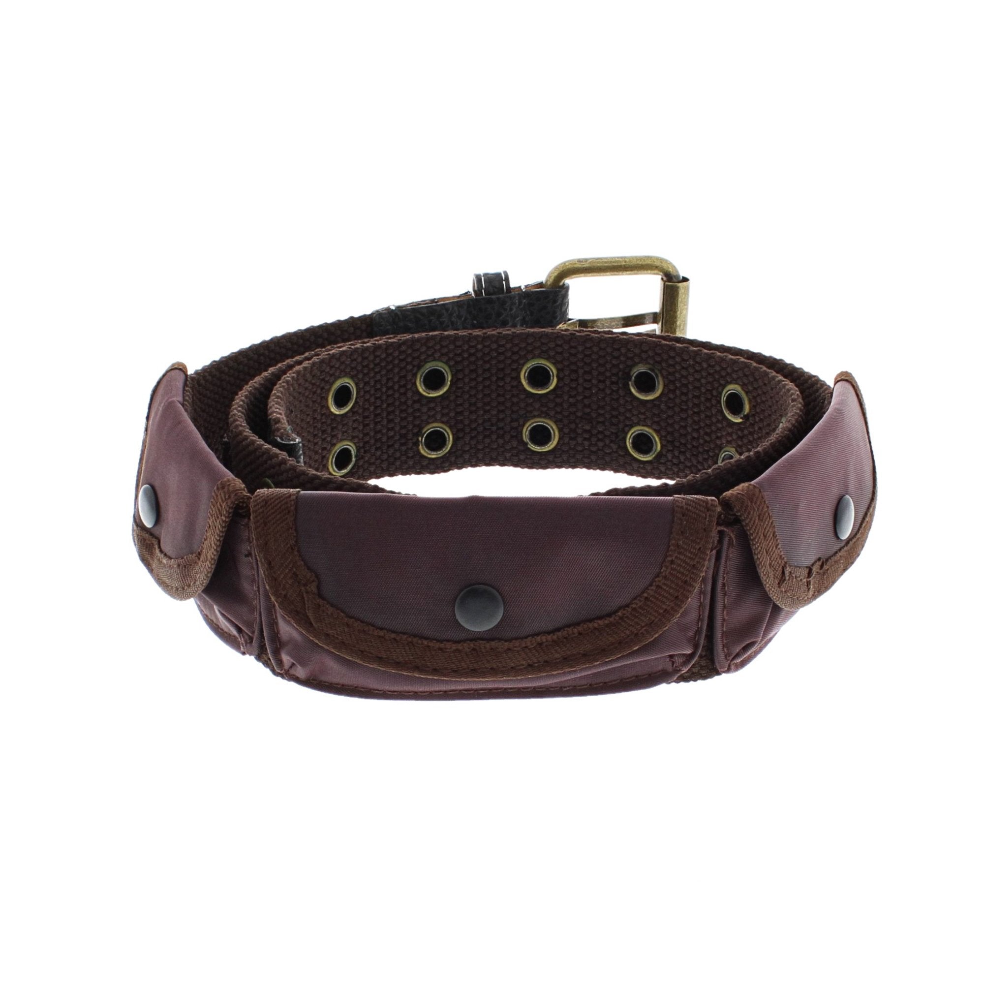Canvas Belt with 3 Pockets