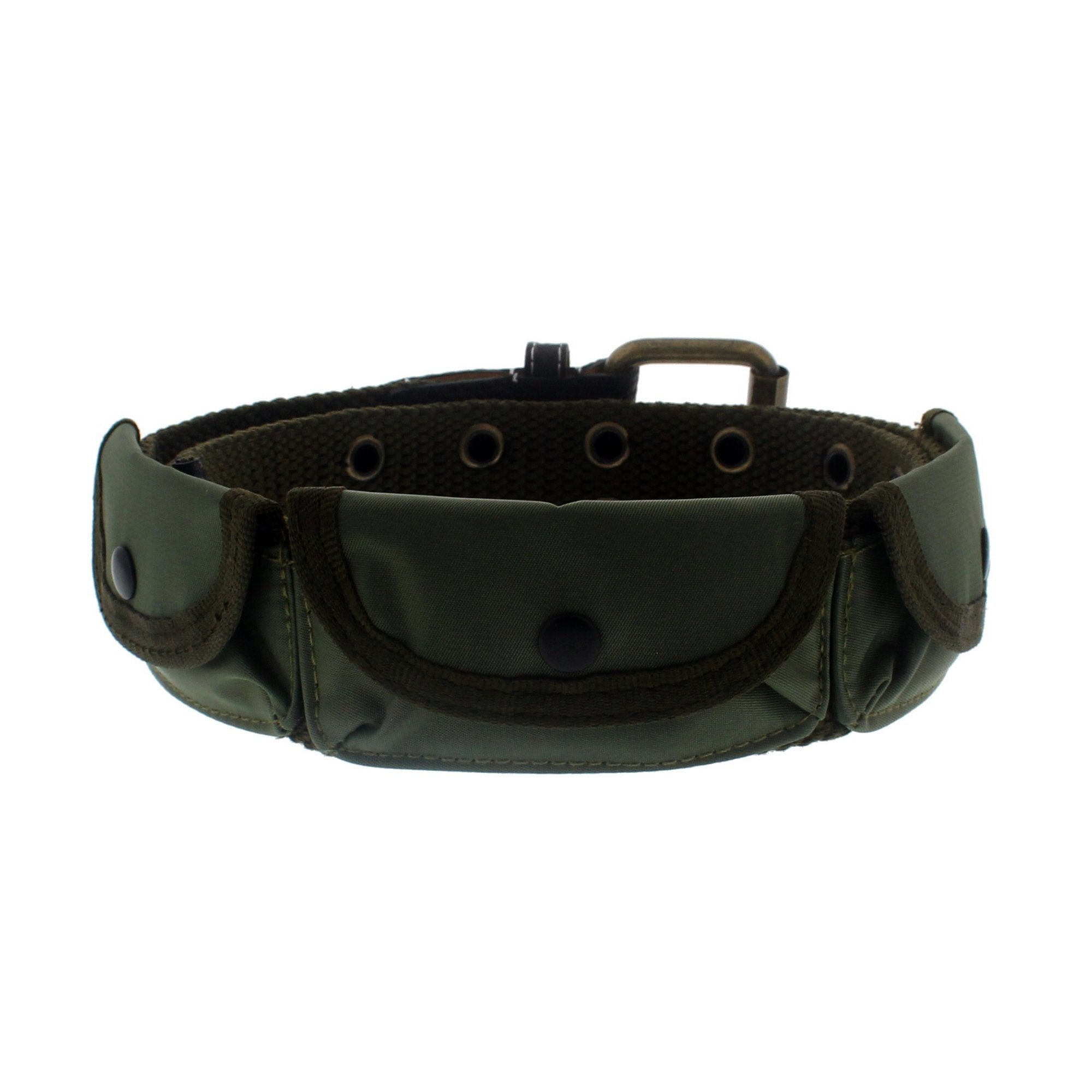 Canvas Belt with 3 Pockets