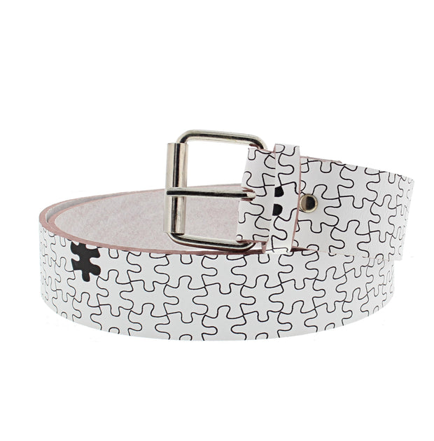 Puzzle Themed Printed Belt