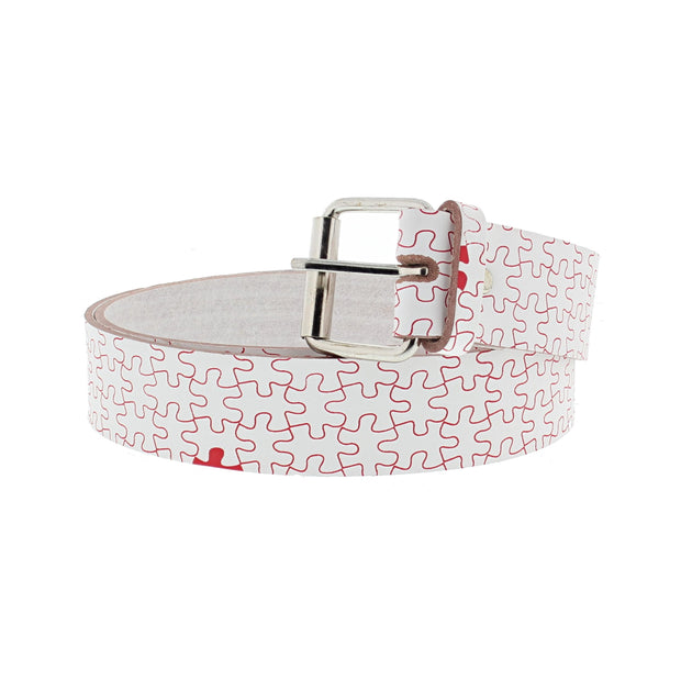 Puzzle Themed Printed Belt